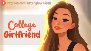 ASMR | Cozy Morning with Your College Girlfriend (Waking Up Together) (Cuddling) (Dorm Room) (F4A)