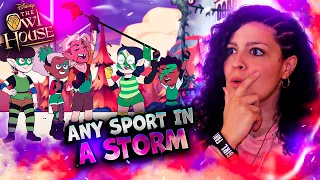 *• LESBIAN REACTS – THE OWL HOUSE – 2x13 "ANY SPORT IN A STORM" •* ** YAY, HUNTER! **