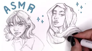 ASMR Sketching // ArtSMR