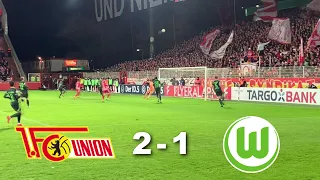 Union Berlin 2 - 1 VFL Wolfburg | Higlights Live im Stadion (Alle Tore)