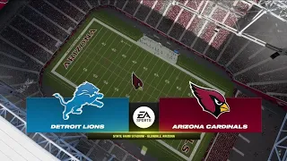 Lions vs Cardinals Week 3 Simulation (Madden 25 Rosters)