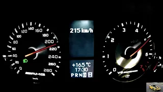 Mercedes G55 AMG Top Speed 220 kmh acceleration