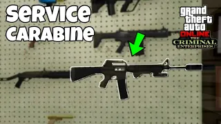 How To Unlock The NEW Service Carabine Weapon In GTA 5 ONLINR Criminal Enterprise *SUPER EASY*