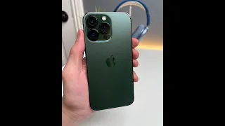 iPhone 13 Pro Alpine Green unboxing #shorts