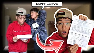 I GOT DRAFTED TO WORLD WAR 3 PRANK ON TWIN BROTHER! **He Cried**