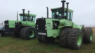 Pair of Steiger Tractors Sold on Montana Farm Auction Today 5/21/16