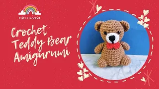 Mini Teddy Bear Amigurumi || Easy Step-by-Step crochet tutorial