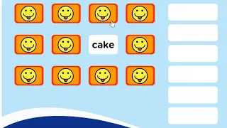 Learn Words, English Education for Kids, Fast Food Memory Game