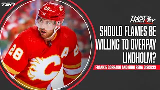 Should Flames be willing to overpay Lindholm in order to keep one of their pieces?