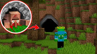 ¿Quién arrastró al aldeano a este TUNEL aterrador en Minecraft? ¿A DÓNDE CONDUCE EL PASAJE?