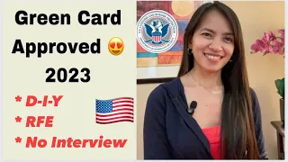 MY USA GREEN CARD WAS APPROVED WITHOUT INTERVIEW | Adjustment of Status 2023