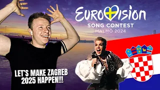 REACTING TO CROATIA EUROVISION 2024 (Baby Lasagna - Rim Tim Tagi Dim)