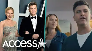 Scarlett Johansson & Colin Jost Poke Fun at Married Life In Super Bowl Ad