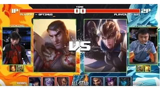 2016 All-Stars Barcelona Day 3 - Optimus (Jayce) vs Uzi (Quinn) - 1 vs 1 mode