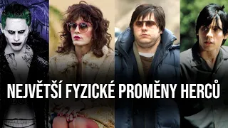 7 Největších fyzických proměn herců