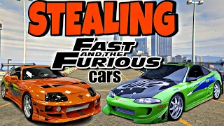 Stealing All "FAST and FURIOUS" cars from Car dealership in GTA 5