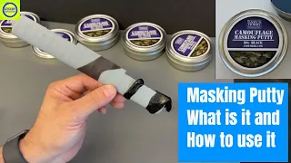 Andy's Hobby Headquarters flexible reusable Masking Putty how to use it