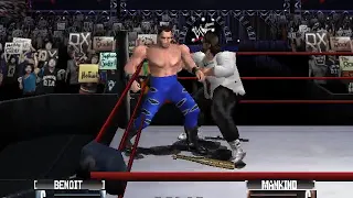 WWF No Mercy-Chris Benoit vs Mankind