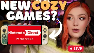 Nintendo Direct LIVE Reaction!! (Manifesting Cozy Games)