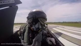 F-16 Viper Demo 2016 Air & Space Show COCKPIT VIEWS (1080 HD)