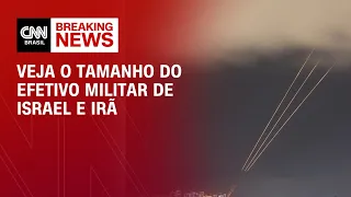 Veja o tamanho do efetivo militar de Israel e Irã  | CNN PRIME TIME