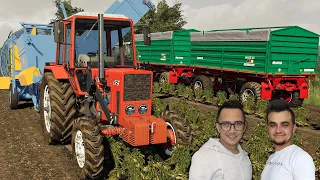 "Po Sąsiedzku" #110 [S4] FS19 Akcja Ziemniaki, Nowa Przyczepa! I Pożegnanie Bizona! 🚜☆MafiaSolec