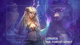 Lunaria the Forest Spirit OC Speedpaint