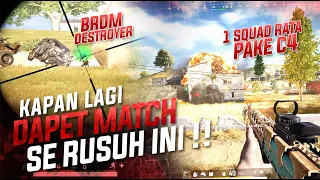 SERU !!! DAPET MATCH SUPER DUPER RUSUH !! DARI C4 SAMPE DI TABRAK BRDM !! #pubg