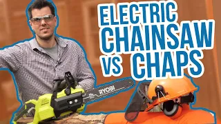 Viewer Questions: Can Chainsaw Chaps Protect Against Electric Chainsaws? | eReplacementParts.com