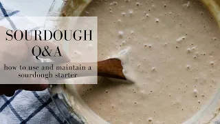 Sourdough Q & A | SOURDOUGH STARTER GUIDE | Farmhouse on Boone