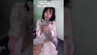 👈Watch next - this little girl was saying goodbye to her cat!