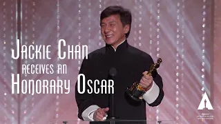 Jackie Chan receives an Honorary Oscar | 2016 Governors Awards