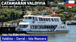 VALDIVIA CORRAL MANCERA navigation, historical catamaran tour REINA SOFIA I