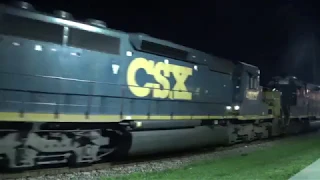 "GATOR in the area!" shout out from the engineer on CSX Q453-15 - 9/16/18 - 2:15am - MP SX 970