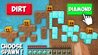 Which GOLEM SHOULD I SPAWN DIAMOND OR DIRT in Minecraft ? NEW SECRET GOLEM !