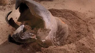 Creatures with No Eye&Ear Hunt Humans by Their Body Heat |Tremors 3 Back to perfection