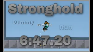 DDnet/Teeworlds Maple 🎄 Stronghold Run W/ Dummy 6:47.20