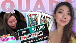 Flopping Quads on @HustlerCasinoLive  Max Pain Monday! | High-Stakes No Limit Hold'em