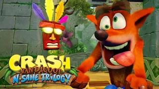 CRASH BANDICOOT no PS4!? - Crash N. Sane Trilogy... Remake / Remaster Gameplay em Português!