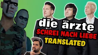 Learn German with Die Ärzte - Schrei nach Liebe: English translation and meaning explained