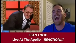 Americans React | SEAN LOCK | Live At The Apollo | LOCKIPEDIA | Reaction