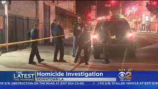 Homeless Man Found Dead In Downtown LA