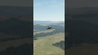 Kamov Ka-50 "Black Shark" gets shoot in half by a F-16 in DCS