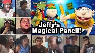 SML Movie: Jeffy's Magical Pencil! REACTIONS MASHUP