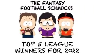 Fantasy Football League Winners for 2022