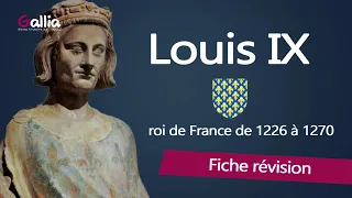 Fiche révision - Louis IX (saint louis) - roi de France