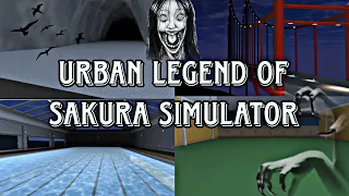 creepy myths urban legend // Sakura simulator || strawberry gaming