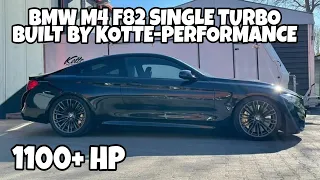 BMW M4 F82 Single Turbo built by Kotte-Performance @dragy acceleration from 100-200 km/h