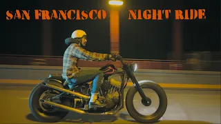 SPORTSTER CHOPPER SAN FRANCISCO NIGHT RIDE