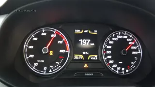 Seat Leon SC 1,8 TSI - acceleration 0-225 km/h, Vmax test and more